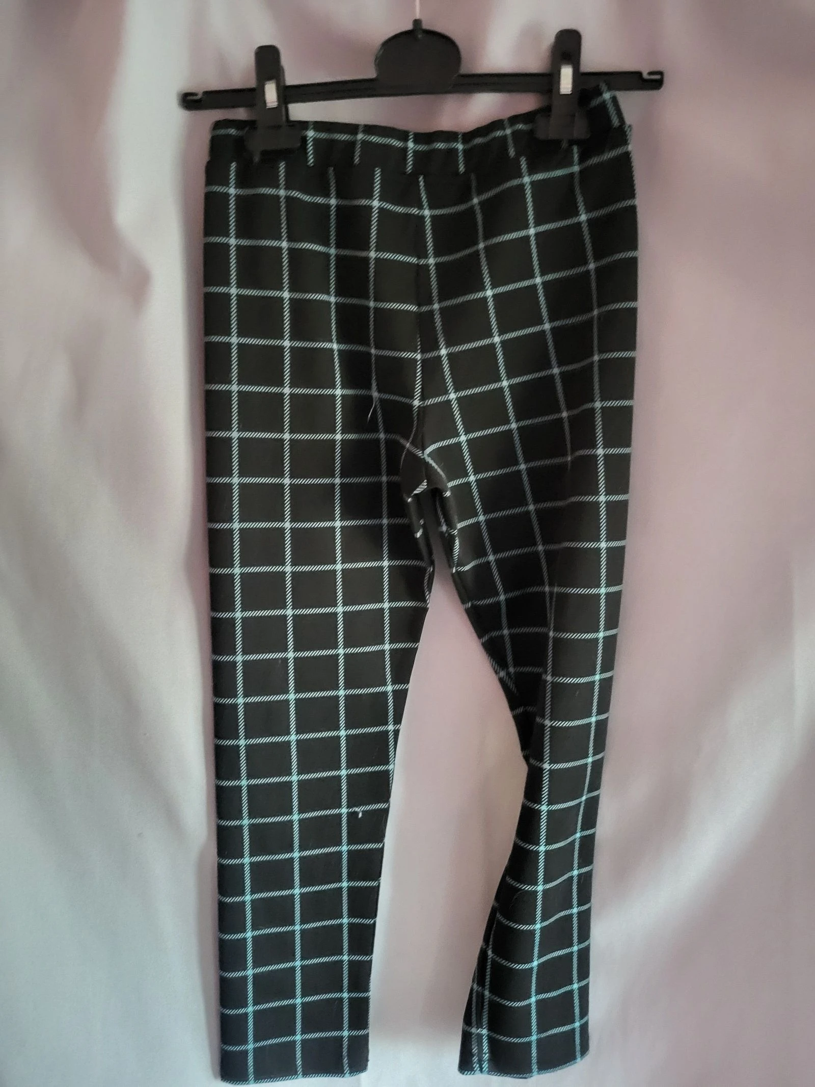 Pantalon à carreaux noir  – photo 5